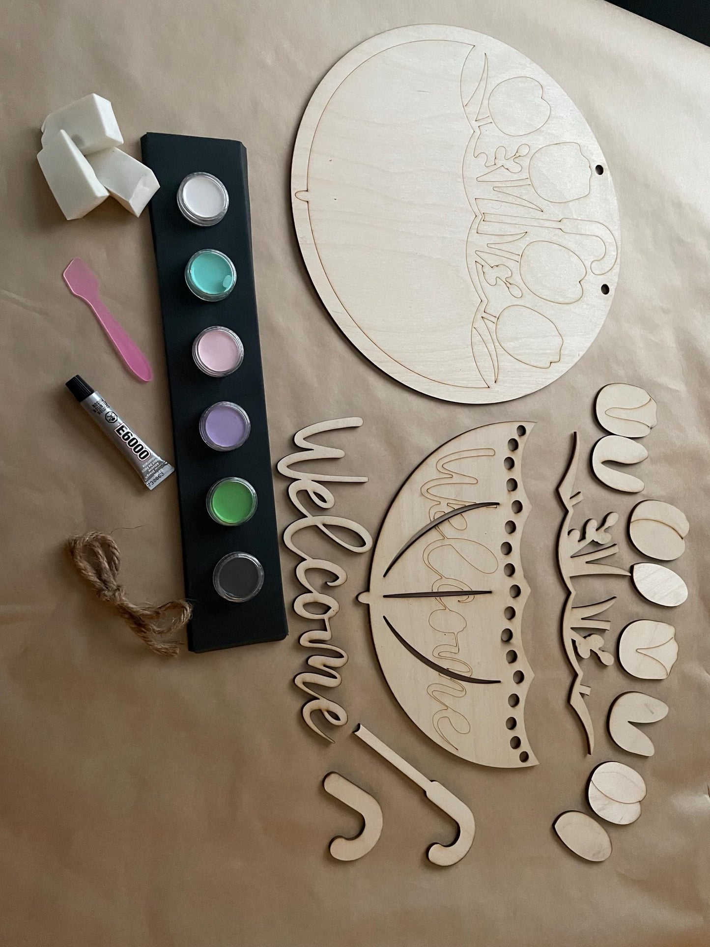 Creative Kit: Spring Welcome Sign
