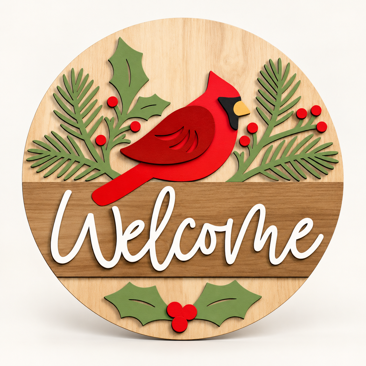 Cardinal Welcome DIY Door Hanger Kit
