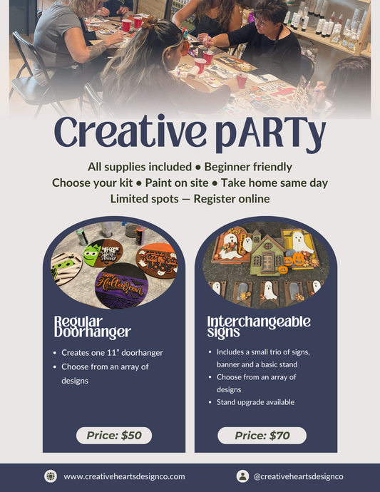 Fall Creative pARTy at Handmade