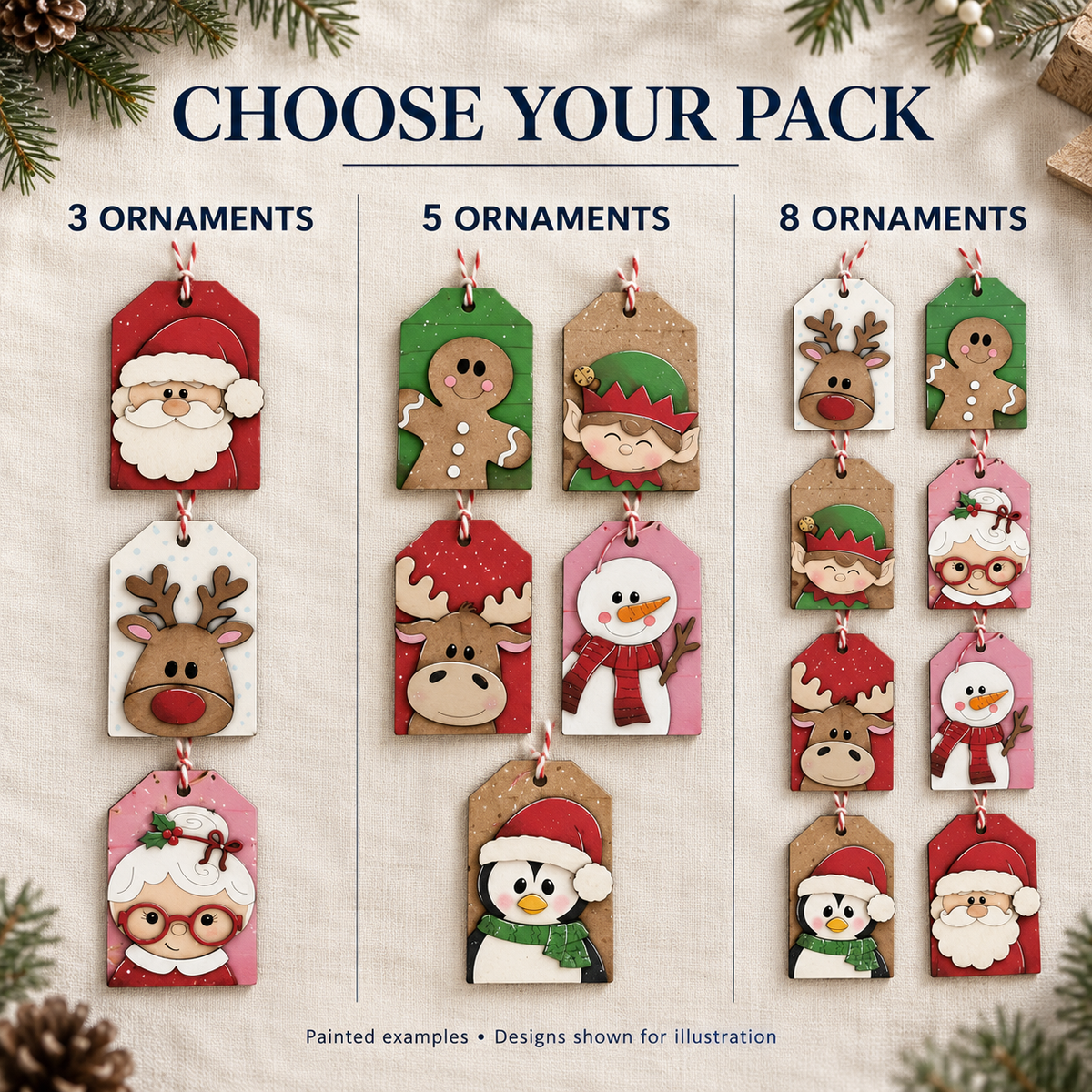 Tag Ornaments Kit