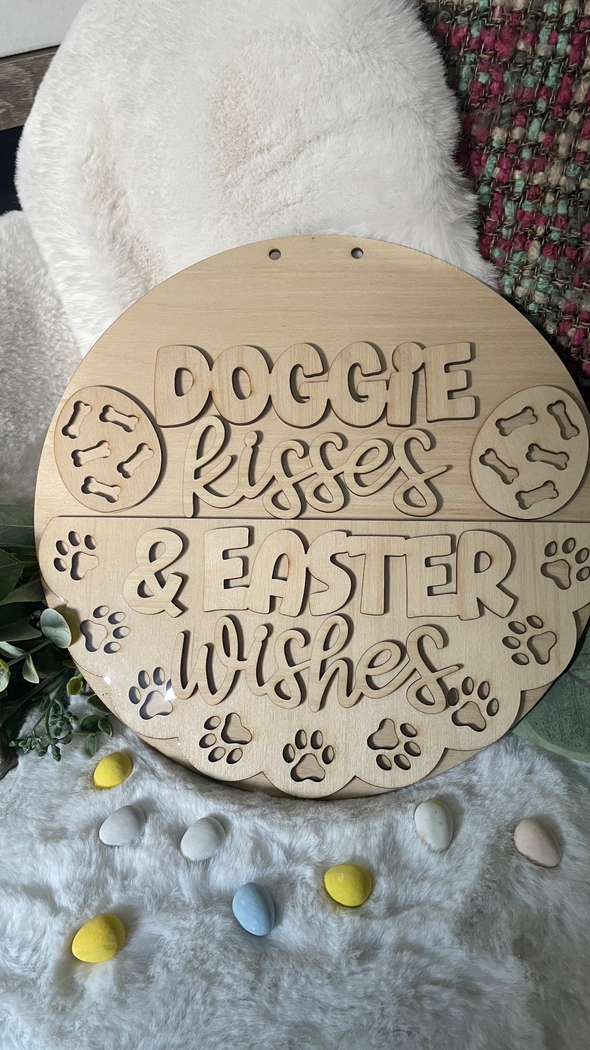 Doggy Kisses, Easter Wishes