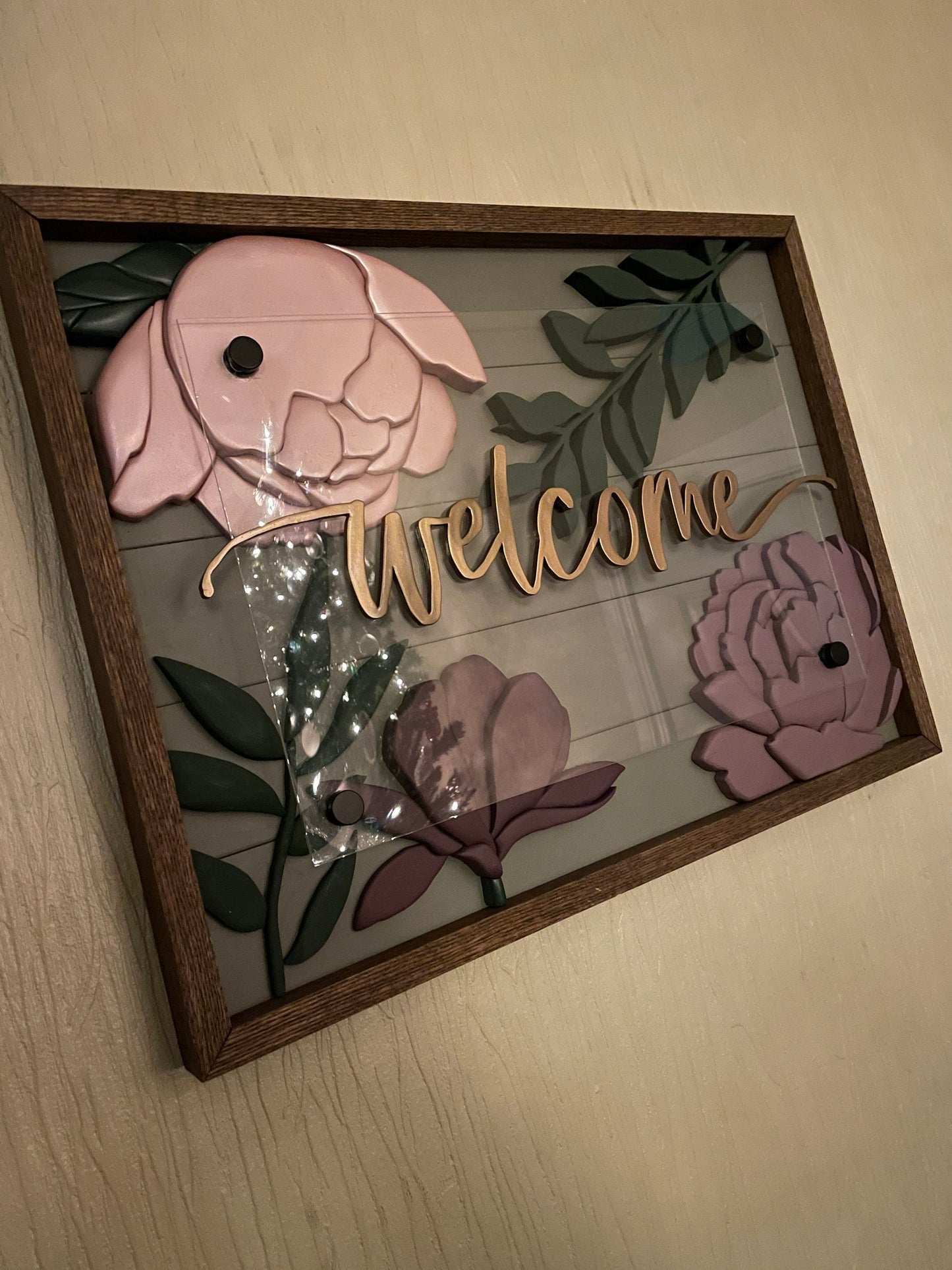 Indoor Welcome Sign | Floral Welcome Sign