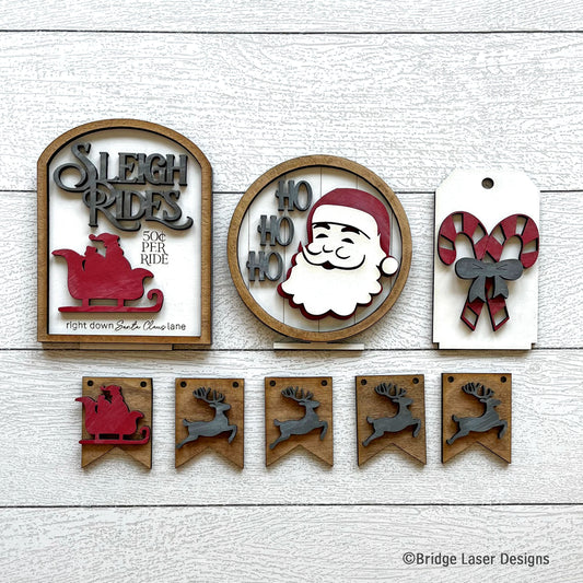 Interchangeable Bench: Santa Set