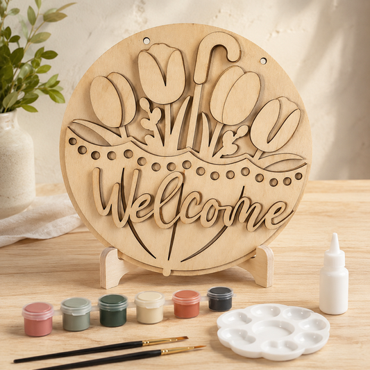 Spring Welcome Sign