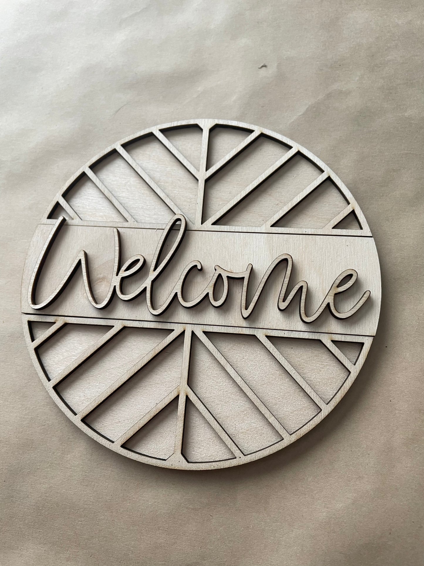 Creative Kit: Chevron Welcome Sign