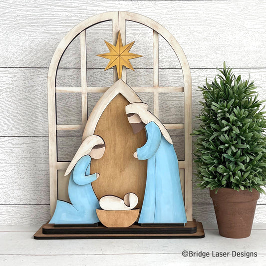 Interchangeable Bench: Nativity Set