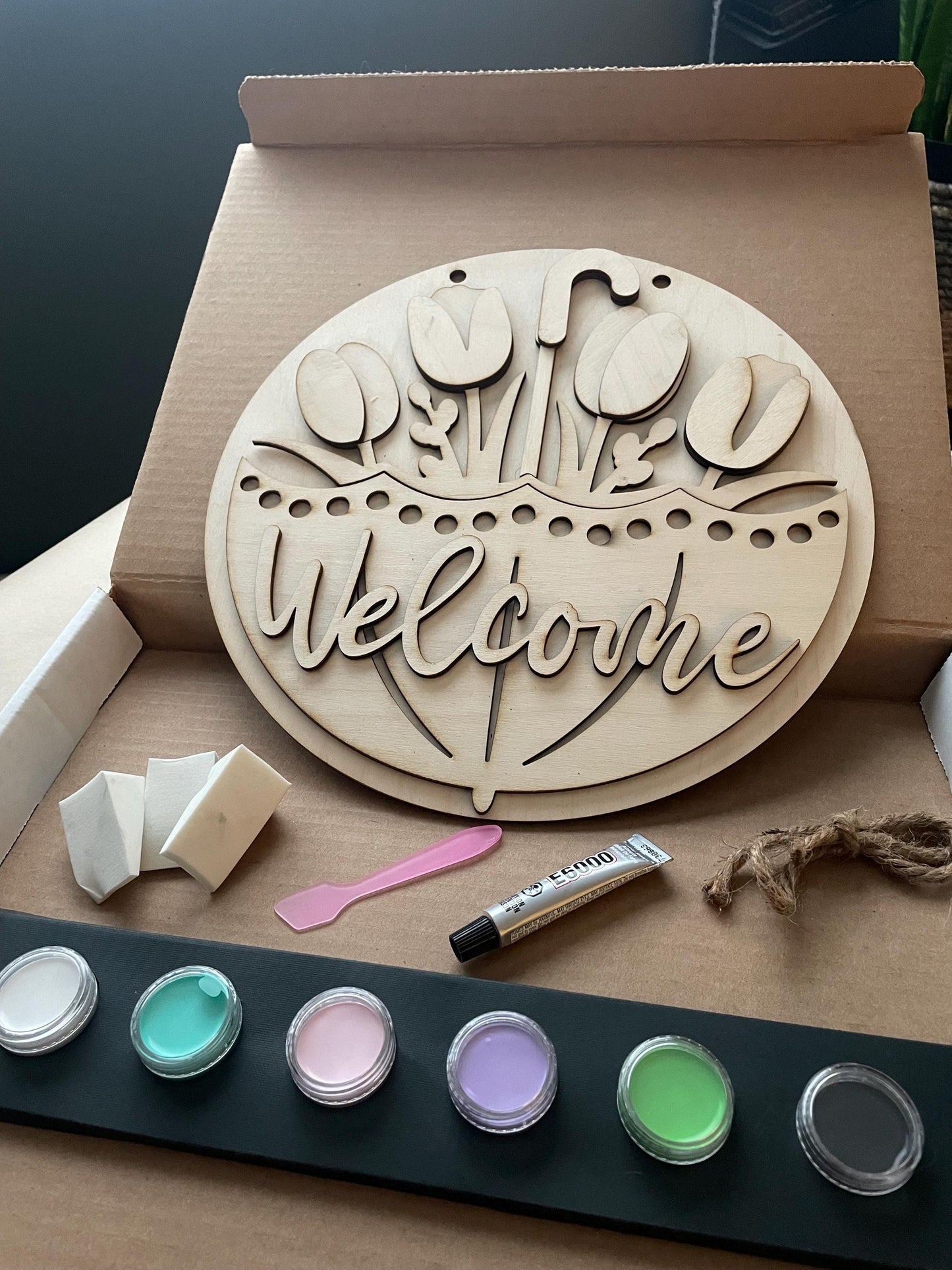 Creative Kit: Spring Welcome Sign