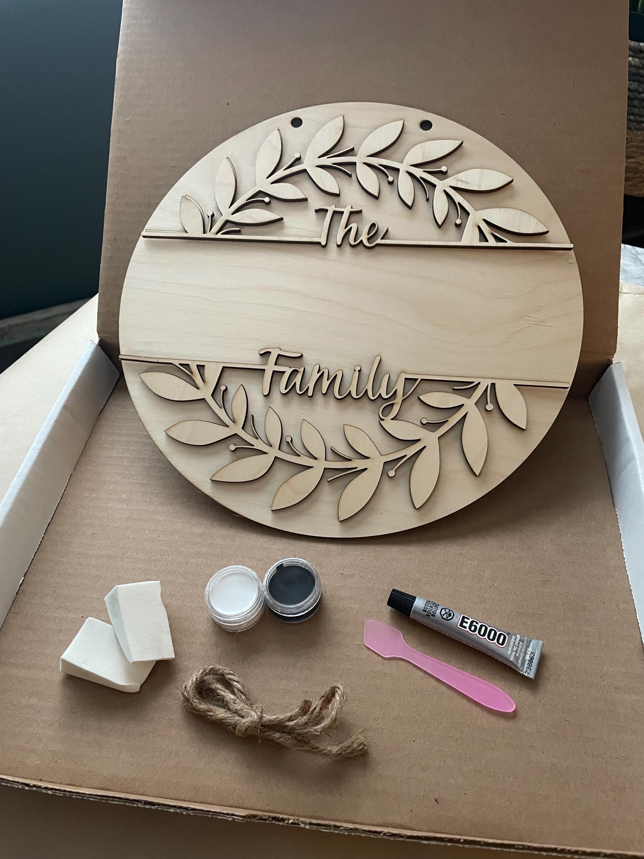 Creative Kit: Family Name Sign – Creative Hearts Design Co